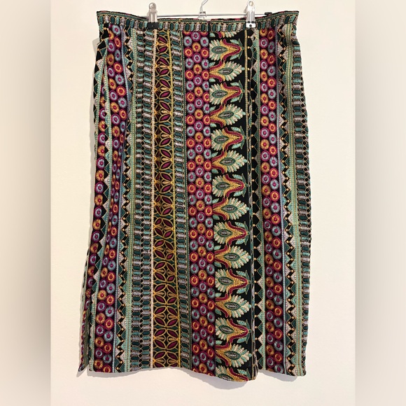 Anthropologie Multicolor Patterned Skirt - Picture 2 of 5